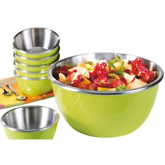 R�hr- und Serviersch�ssel, Blau, klein, 6er-Set