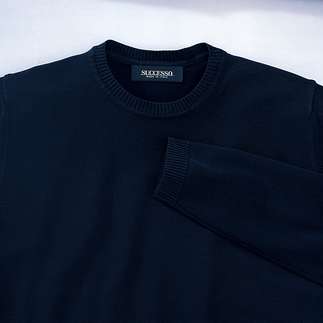  in Seta Cotone-Pullover, Marine, 56 (Herstellergr��e XL)