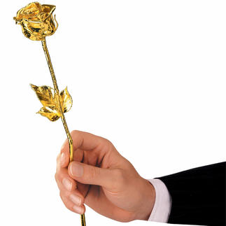 Vergoldete Rose